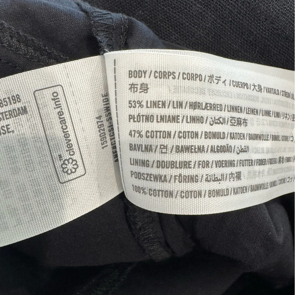 Abercrombie Linen-Blend Button Skort - Picture 9 of 10